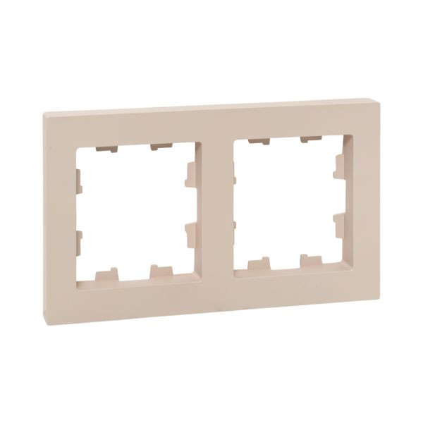 2 - местная рамка, кремовая, пластик Эпика EKF 2 - местная рамка, кремовая, пластик Эпика EKF