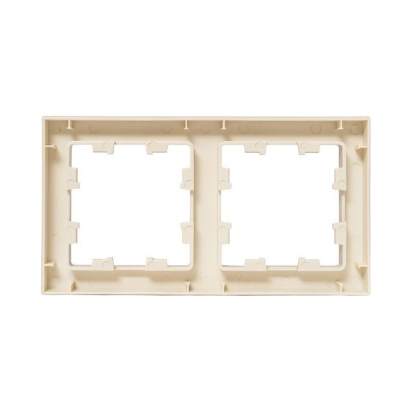 2 - местная рамка, кремовая, пластик Эпика EKF 2 - местная рамка, кремовая, пластик Эпика EKF