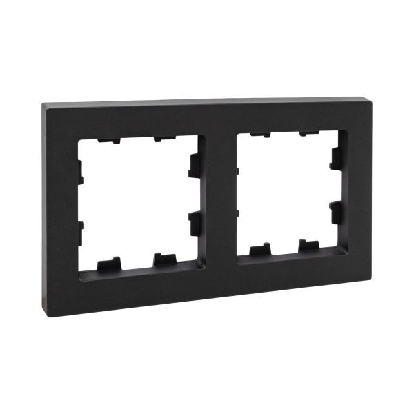 2 - местная рамка, чёрная, пластик Эпика EKF 2 - местная рамка, чёрная, пластик Эпика EKF