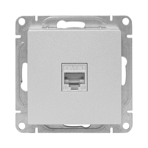 Механизм розетки RJ11, алюминий Эпика EKF Механизм розетки RJ11, алюминий Эпика EKF