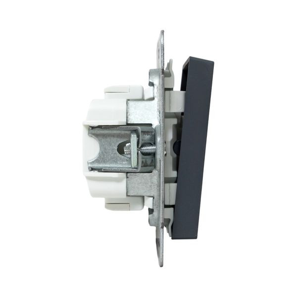 Механизм выключателя, одноклавишный, графит Эпика EKF Механизм выключателя, одноклавишный, графит Эпика EKF