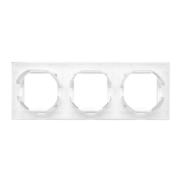 3 - местная рамка, IP44, белая, пластик Эпика EKF 3 - местная рамка, IP44, белая, пластик Эпика EKF