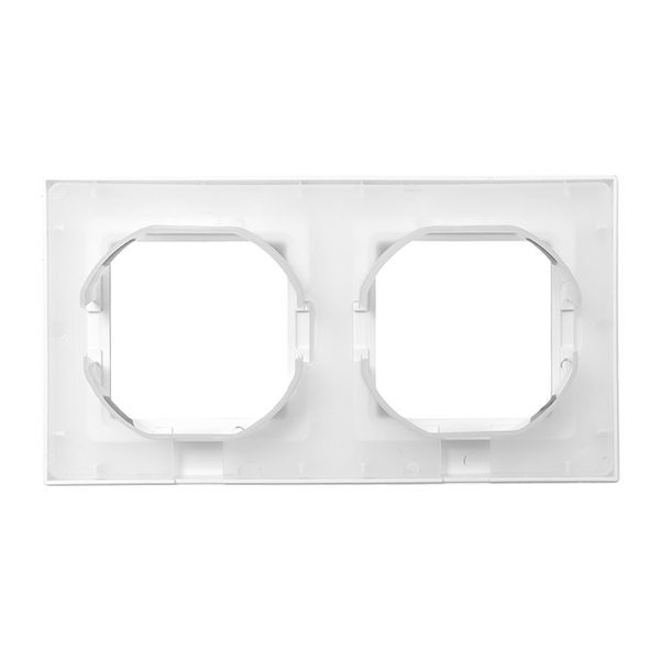 2 - местная рамка, IP44, белая, пластик Эпика EKF 2 - местная рамка, IP44, белая, пластик Эпика EKF