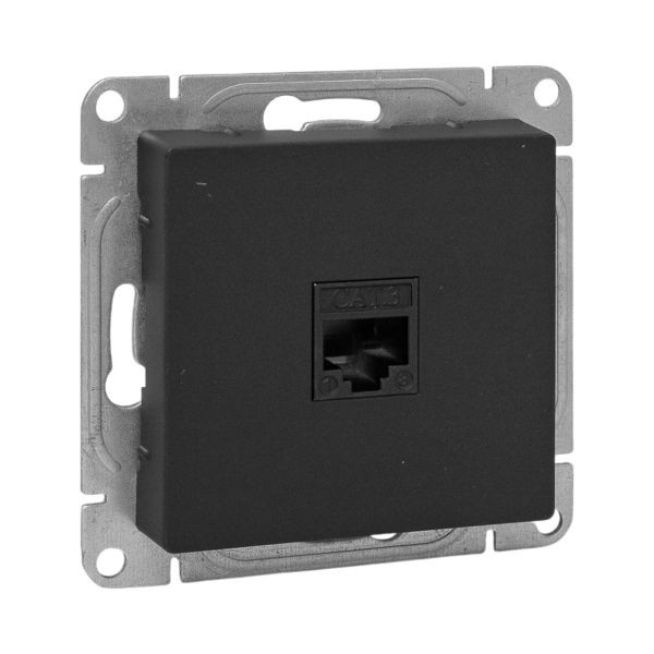 Механизм розетки RJ11, чёрный Эпика EKF Механизм розетки RJ11, чёрный Эпика EKF
