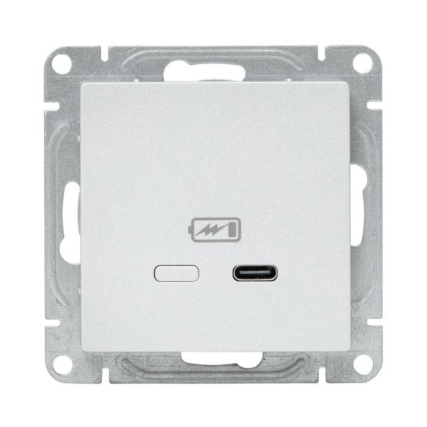 Механизм розетки USB-С, быстрая, алюминий Эпика EKF Механизм розетки USB-С, быстрая, алюминий Эпика EKF