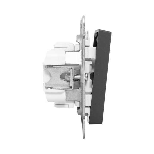 Механизм выключателя, трёхклавишный, чёрный Эпика EKF Механизм выключателя, трёхклавишный, чёрный Эпика EKF