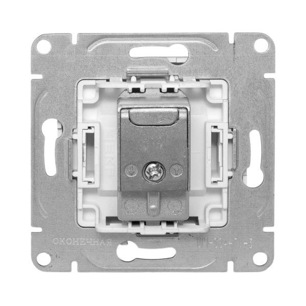 Механизм розетки TV, оконечная, алюминий Эпика EKF Механизм розетки TV, оконечная, алюминий Эпика EKF