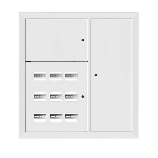 Щит этажный 9 кв, RAL9003 3 окна в ряд по гориз, (1000х950х150) EKF PROxima mb29-v-9-ral9003-1 Щит этажный 9 кв, RAL9003 3 окна в ряд по гориз, (1000х950х150) EKF PROxima mb29-v-9-ral9003-1