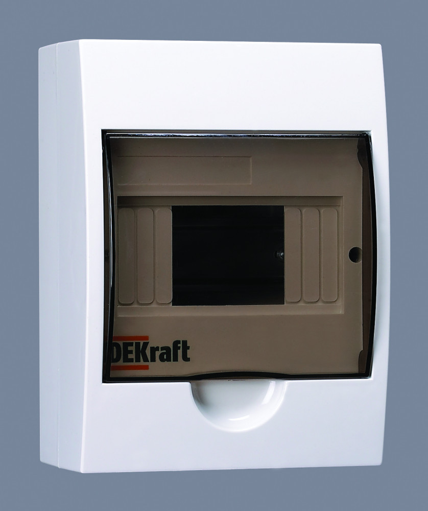 Корпус пласт. навес. 6 мод. IP41 ЩРН-П-6 DEKraft 31009DEK Корпус пласт. навес. 6 мод. IP41 ЩРН-П-6 DEKraft 31009DEK