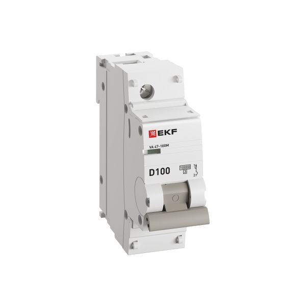 Автоматический выключатель 1P 100А (D) 10kA ВА 47-100M без теплового расцепителя EKF PROxima mcb47100m-1-100D-pro Автоматический выключатель 1P 100А (D) 10kA ВА 47-100M без теплового расцепителя EKF PROxima mcb47100m-1-100D-pro