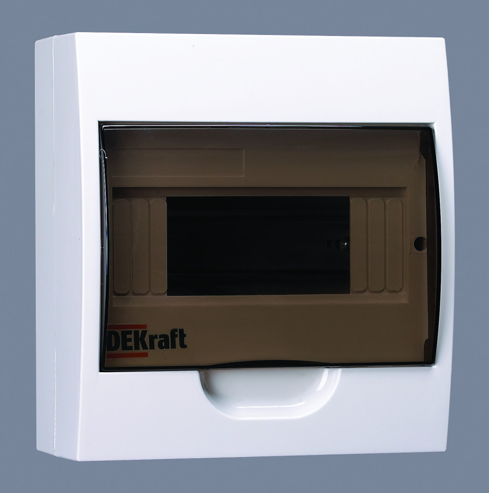 Корпус пласт. навес. 8 мод. IP41 ЩРН-П-8 DEKraft 31010DEK Корпус пласт. навес. 8 мод. IP41 ЩРН-П-8 DEKraft 31010DEK
