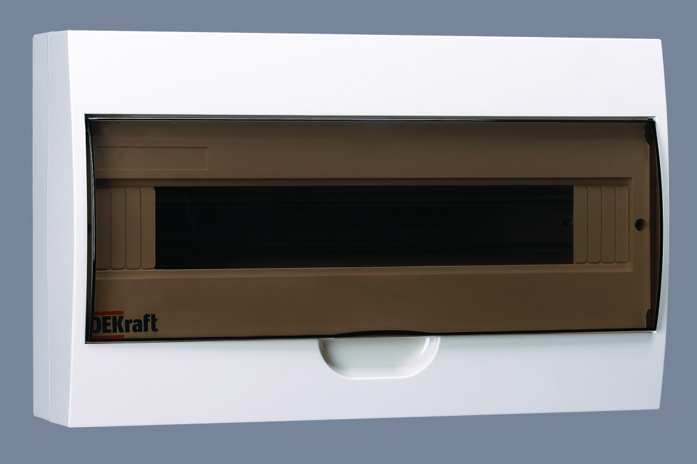Корпус пласт. навес. 18 мод. IP41 ЩРН-П-18 DEKraft 31012DEK Корпус пласт. навес. 18 мод. IP41 ЩРН-П-18 DEKraft 31012DEK