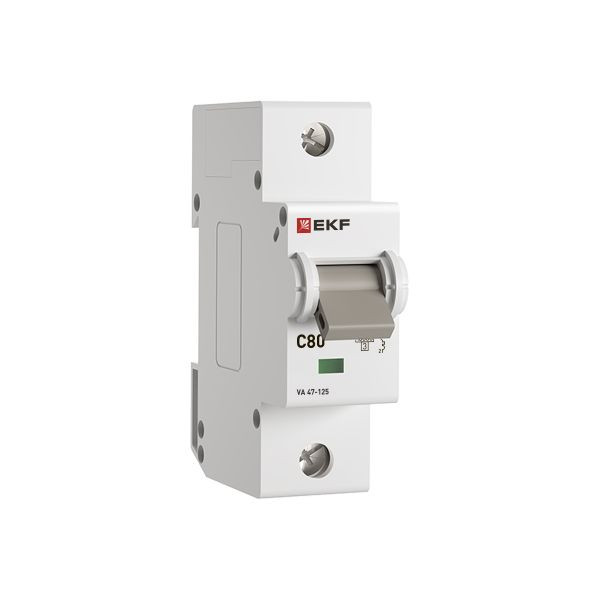 Автоматический выключатель ВА 47-125 1P 80А (C) 15кА PROXIMA EKF mcb47125-1-80C Автоматический выключатель ВА 47-125 1P 80А (C) 15кА PROXIMA EKF mcb47125-1-80C