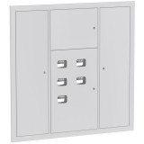 Устройство этажное распределительное встроенное типа УЭРВ 5 кв, (1300х1300х150) EKF uerv-5-1300-1300