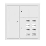 Щит этажный 8 кв, RAL9003 со слаботочным отсеком слева (1000х950х150) EKF PROxima mb29-v-8z-ral9003