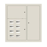 Щит этажный 8 кв, RAL9002 (1000х950х150) EKF PROxima mb29-v-8-ral9002