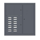 Щит этажный 8 кв, RAL7024 (1000х950х150) EKF PROxima mb29-v-8-ral7024