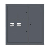 Щит этажный 2 кв, RAL7016 (1000х950х150) EKF PROxima mb29-v-2-ral7016 Щит этажный 2 кв, RAL7016 (1000х950х150) EKF PROxima mb29-v-2-ral7016