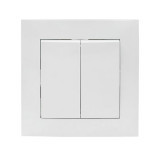 Валенсия выключатель 2-кл, 10А белый EKF PROxima EWV10-023-10