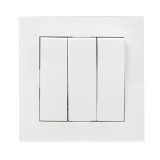 Валенсия Выключатель 3-кл, 10А белый EKF PROxima EWV10-024-10