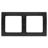 Стокгольм Рамка 2-местная черная EKF PROxima EXM-G-303-30