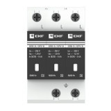 Ограничитель импульсных напряжений ОПВ-D/3P In 5кА 275В с сигн, EKF PROxima opv-d3