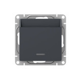 Механизм выключателя, карточный, с подсветкой, графит Эпика EKF