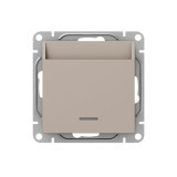 Механизм выключателя, карточный, с подсветкой, кремовый Эпика EKF
