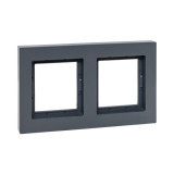 2 - местная рамка, IP44, графит, пластик Эпика EKF