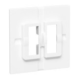 Пластина переходная для 1 или 2х клавишного выключателя, IP44, белая Эпика EKF