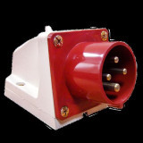 Вилка стационарная 514 3Р+РЕ 16А 380В IP44 EKF