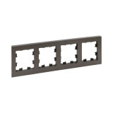 4 - местная рамка, мокко, пластик Эпика EKF