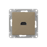 Механизм розетки HDMI, шампань Эпика EKF