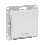 Механизм выключателя, одноклавишный, с подсветкой, алюминий Эпика EKF