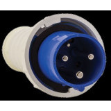 Вилка переносная 033 2Р+РЕ 63А 220В IP67 EKF