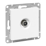 Механизм розетки TV, опроходная, белый Эпика EKF